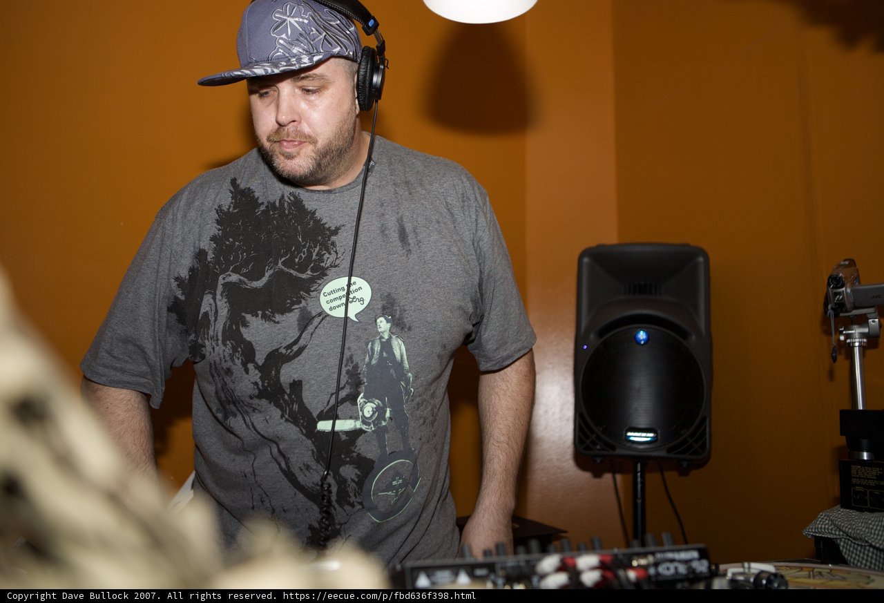 Dubstep DJ at the Booth