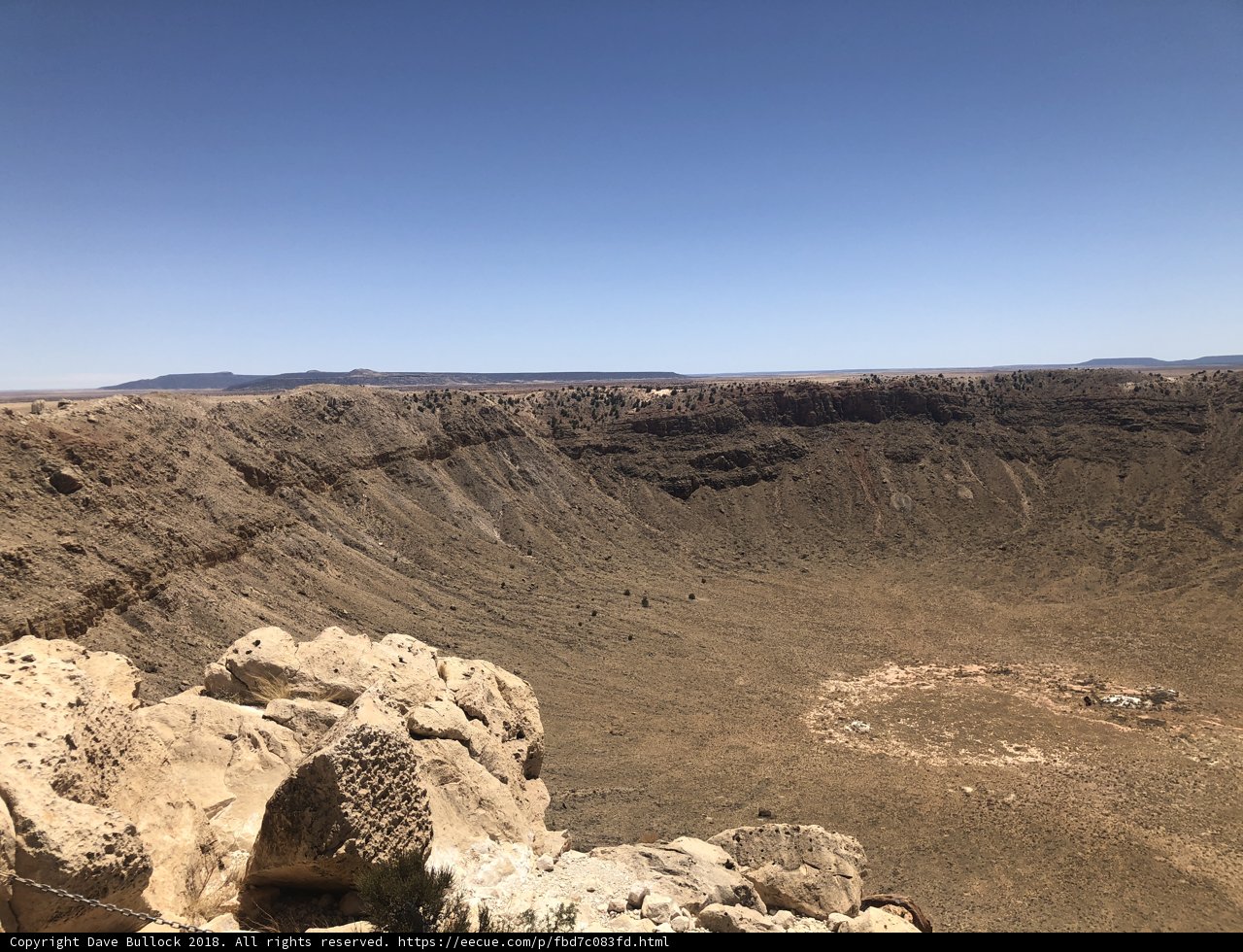 Volcano Crater in the Desert