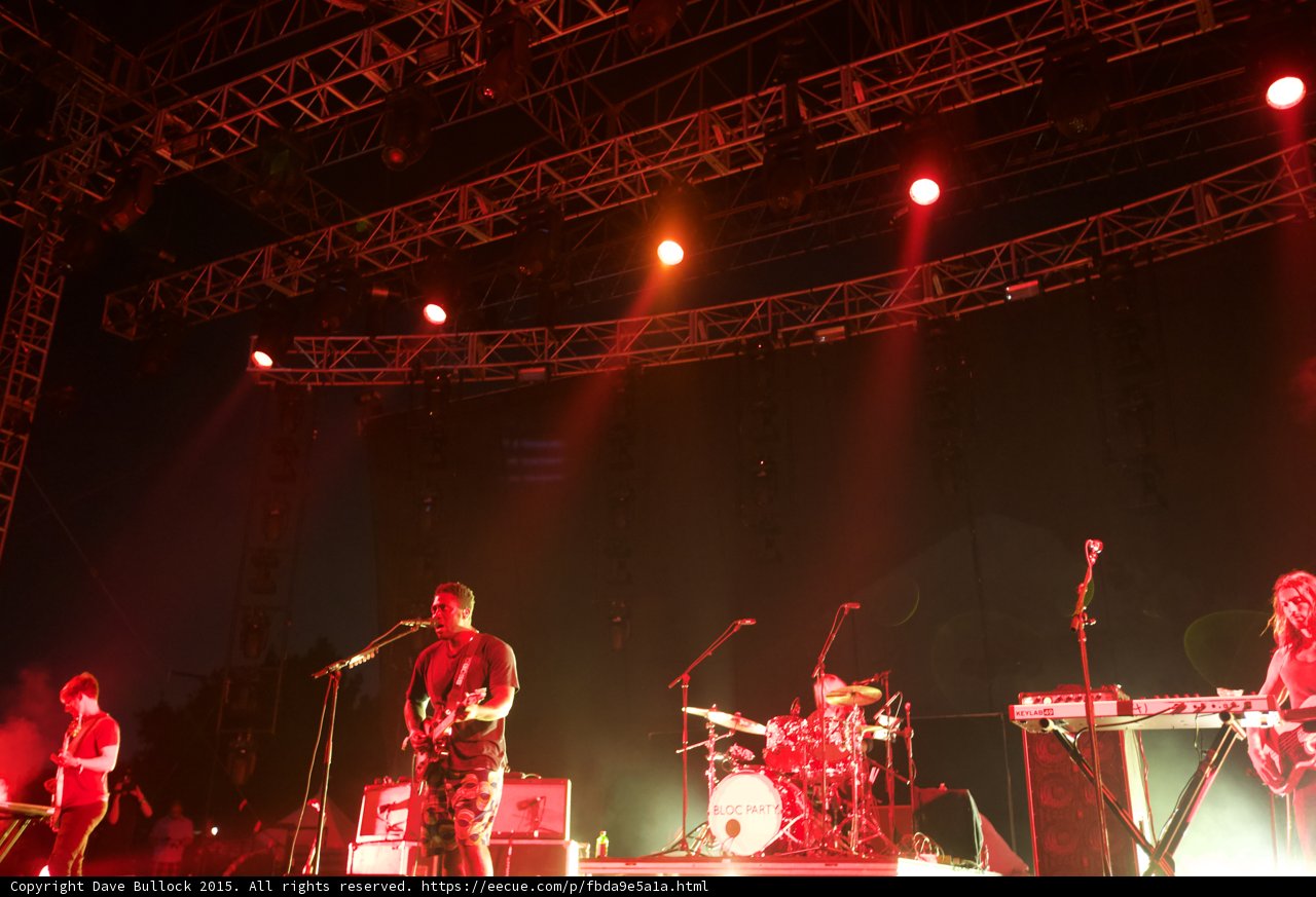 Bloc Party Under Spotlights