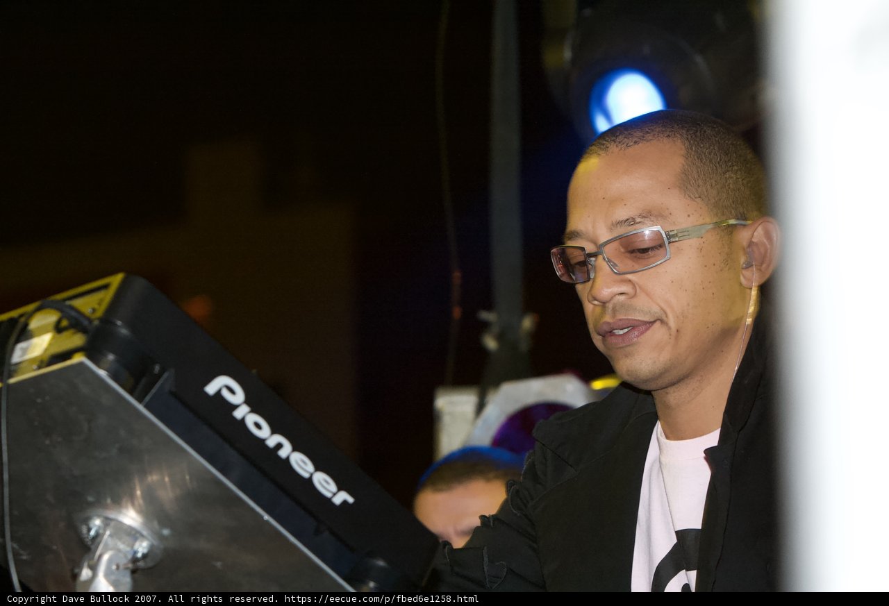 LTJ Bukem performing with style