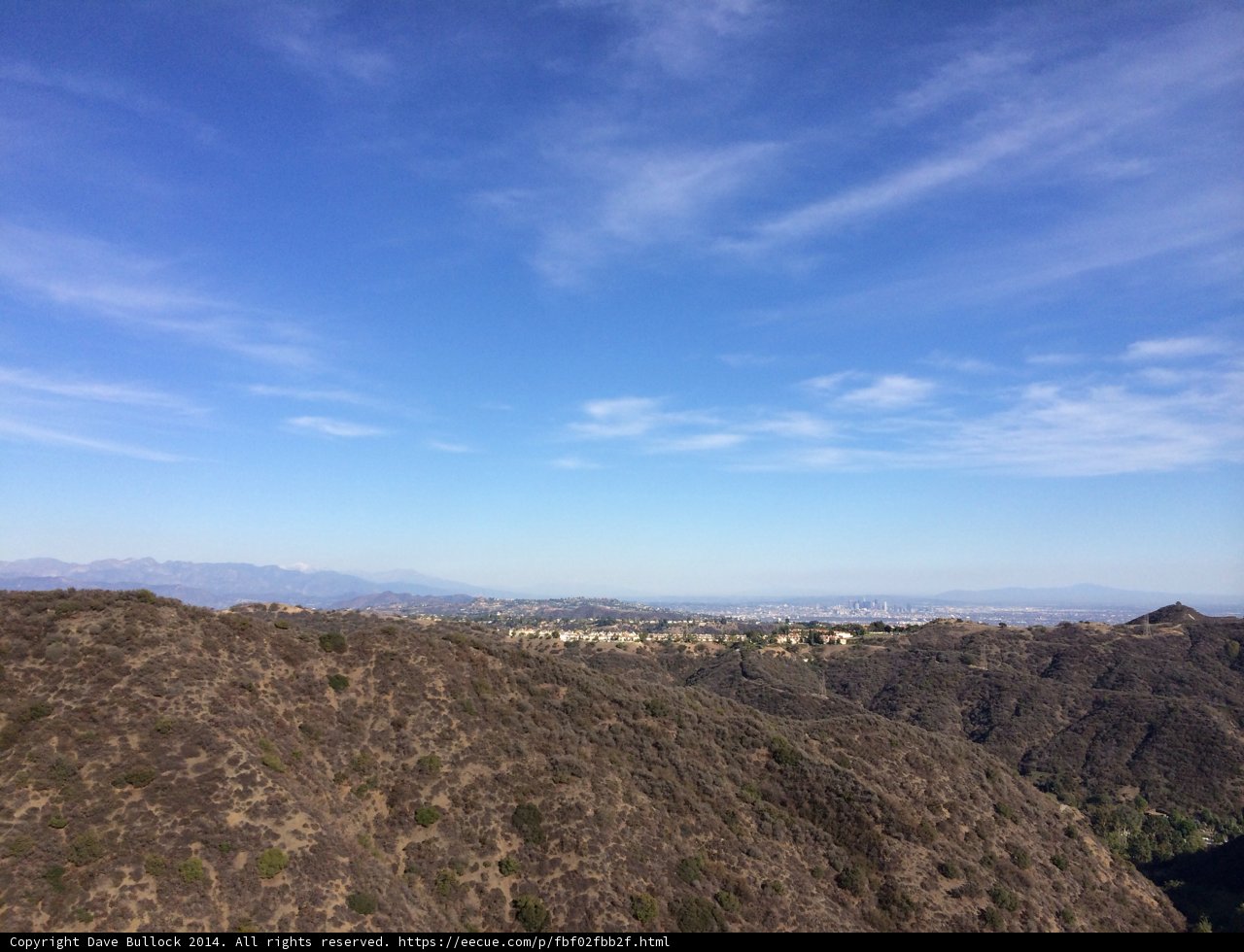 Skyline over Westridge-Canyonback Wilderness Park