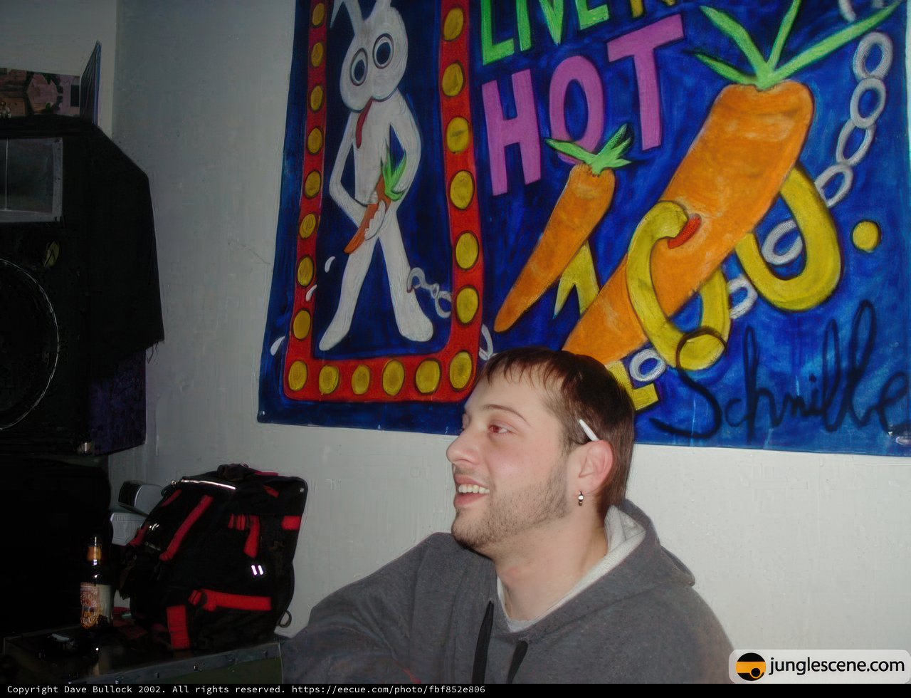 Contemplating the Carrot Painting