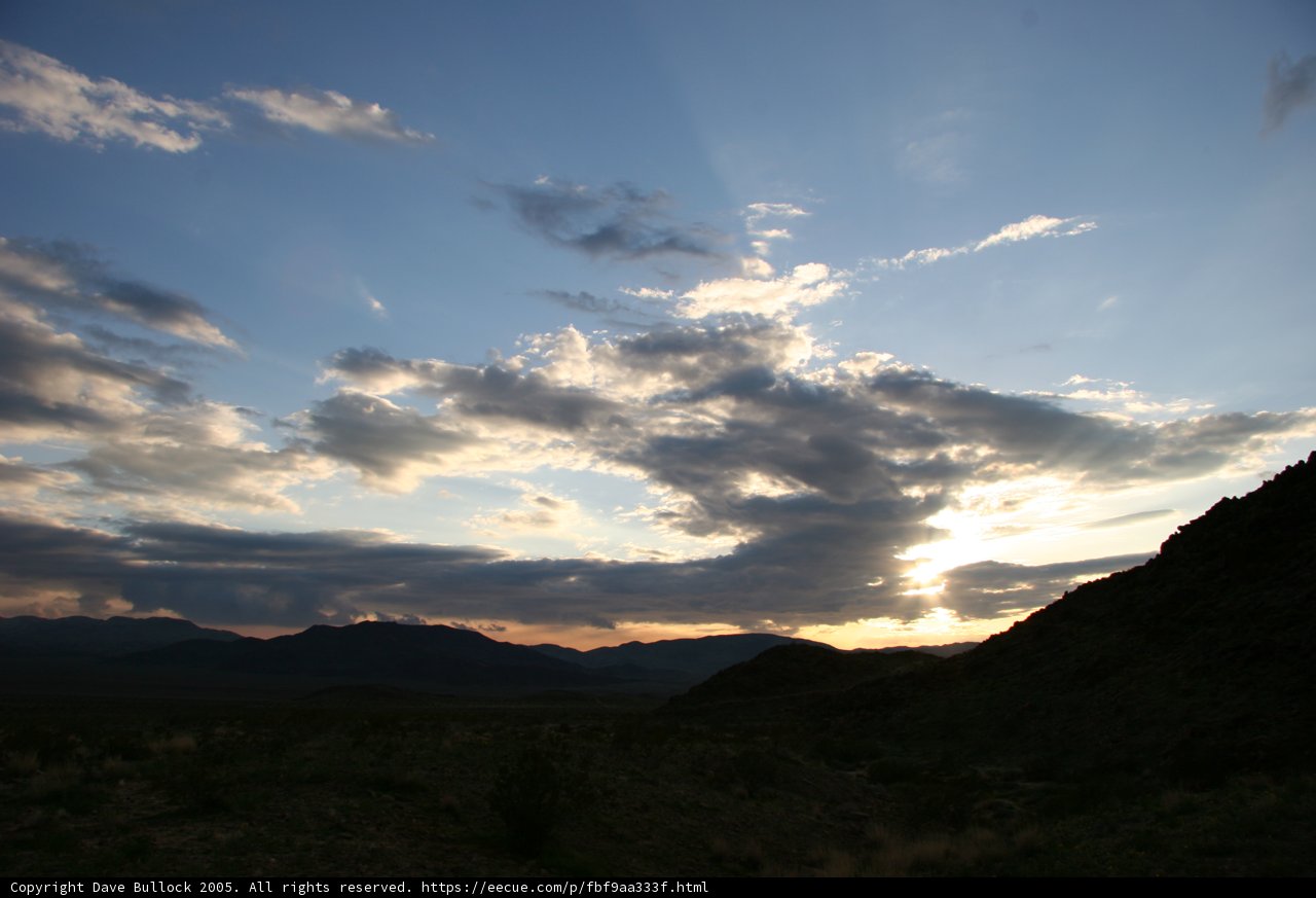 Beauty of the Desert Sky