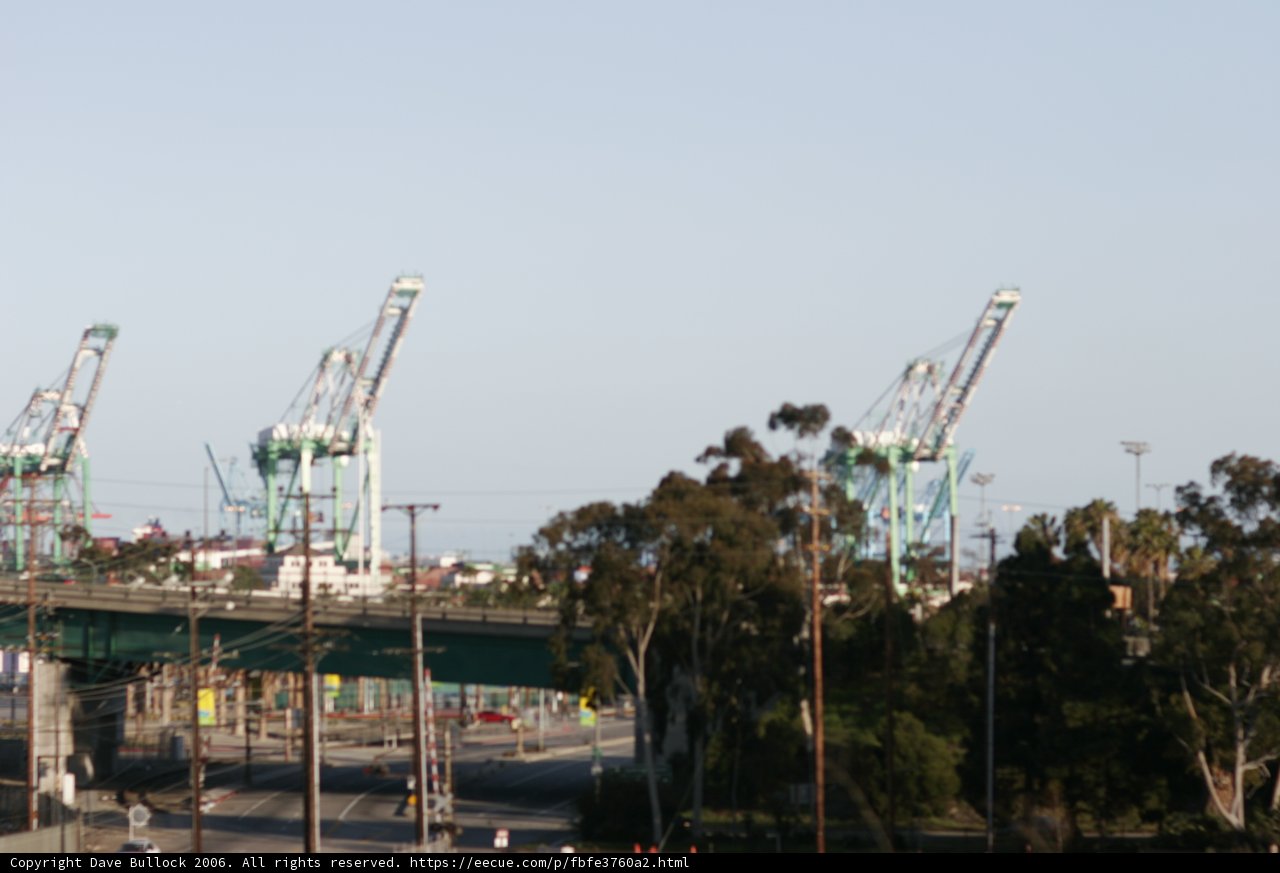 Crane Construction on Bridge
