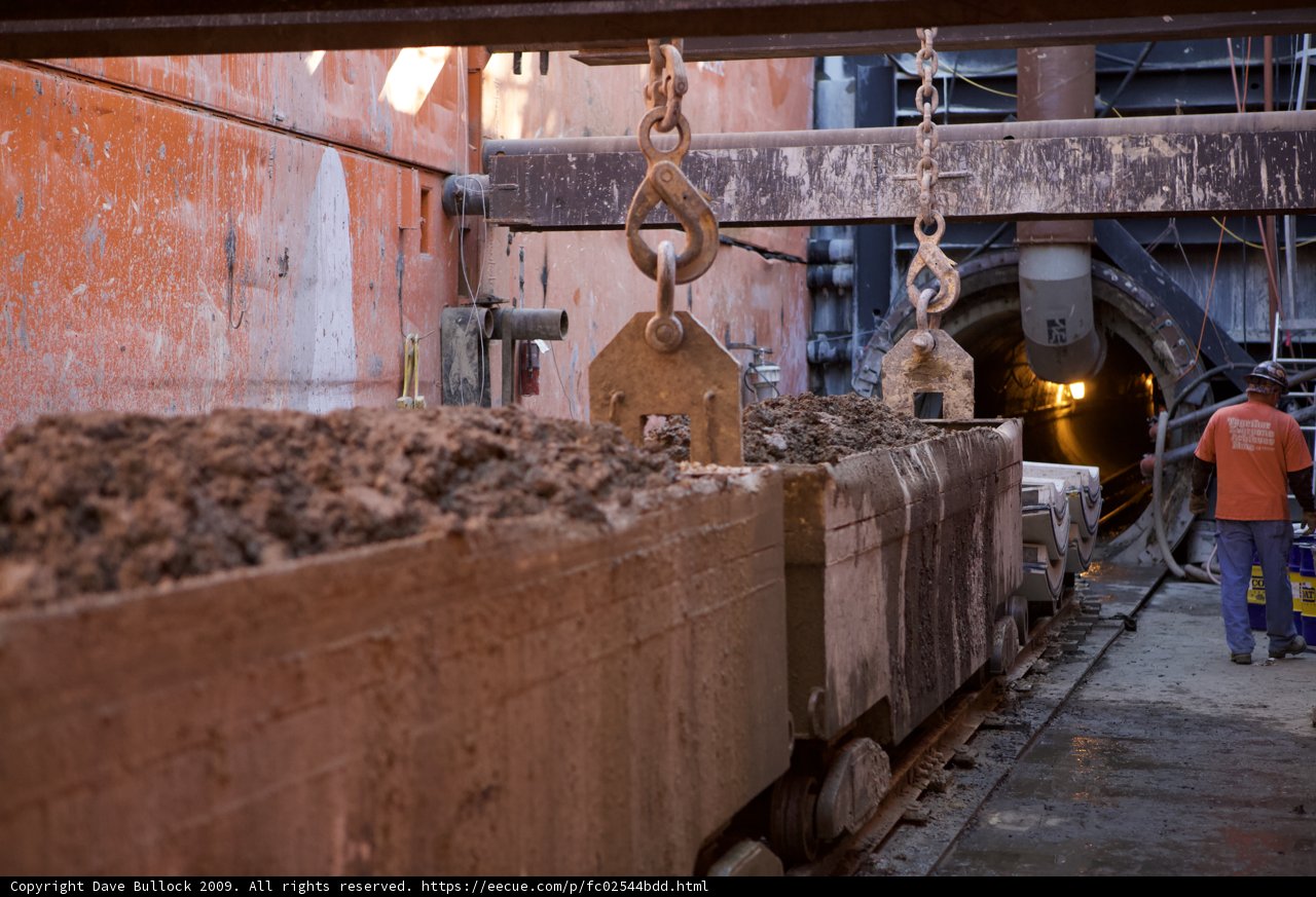 Loading Dirt into Container