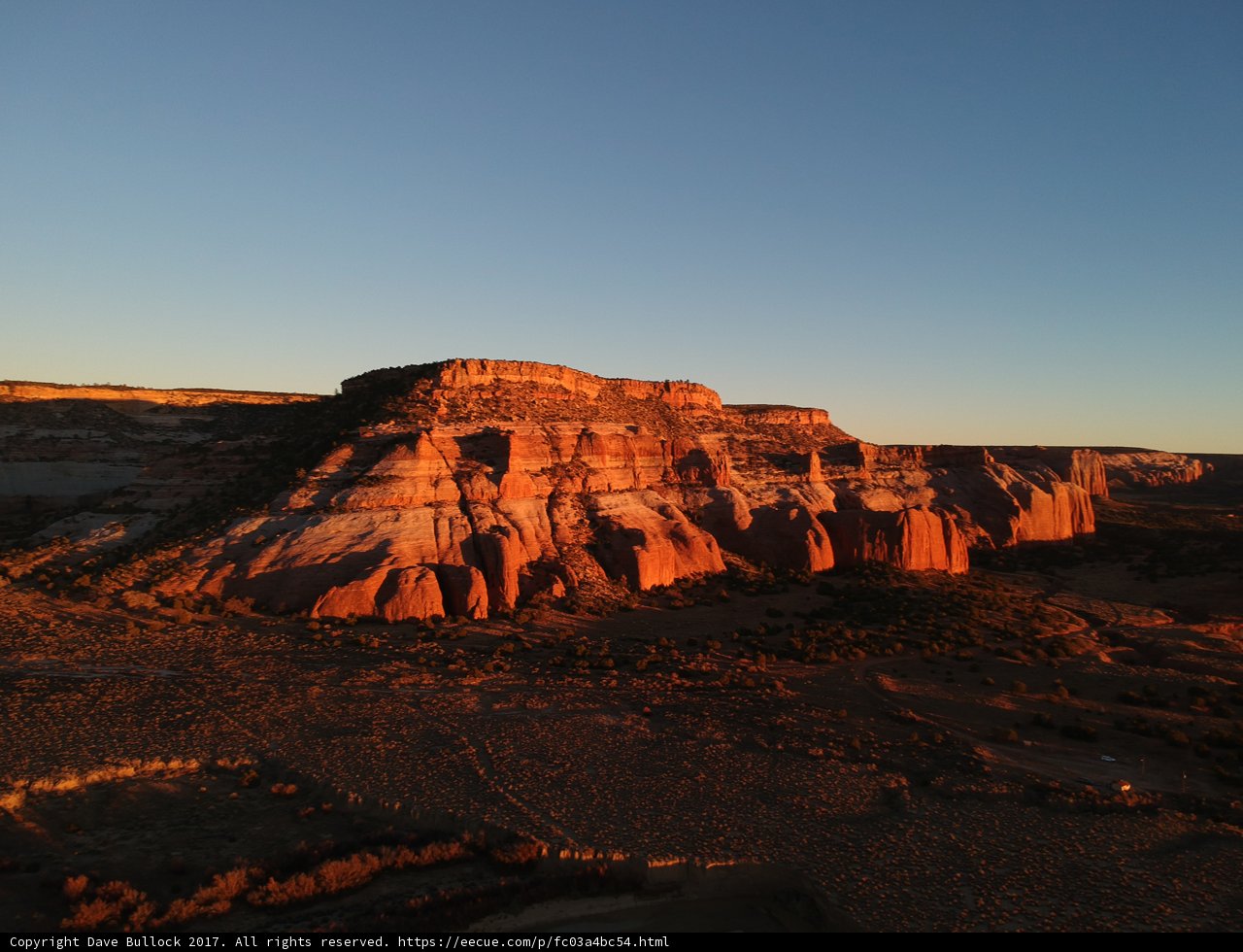 Red Rock Sunset on the Plateau