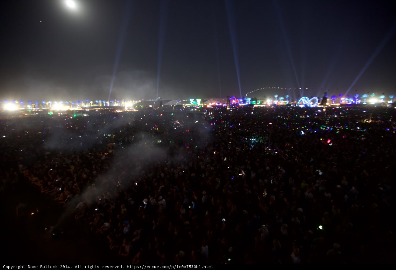 Lights and Smoke at Coachella