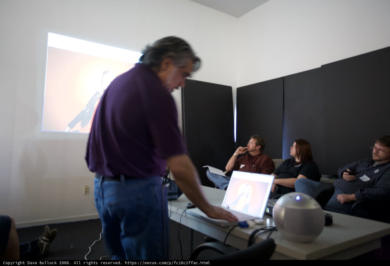 Guillermo del Toro speaking at Barcamp 6