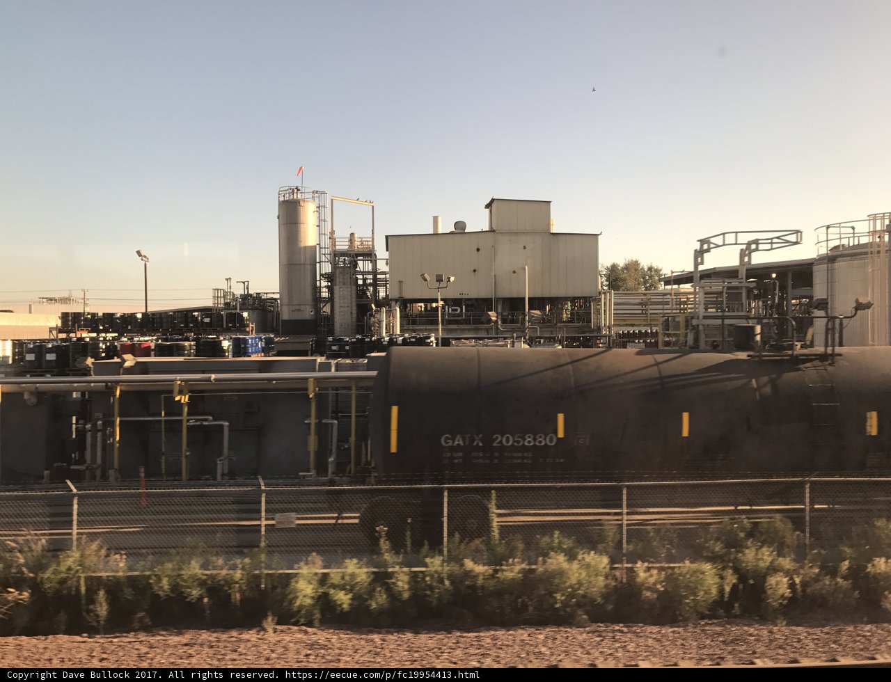 Industrial Train at the Refinery