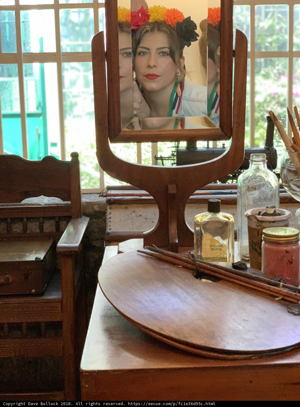 Reflection of a Beautiful Bride