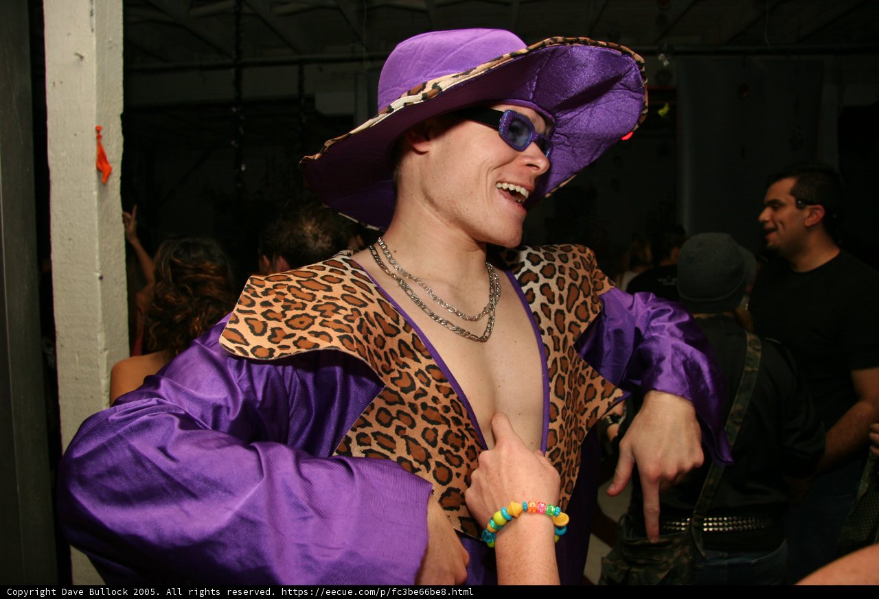 Purple Hat Man