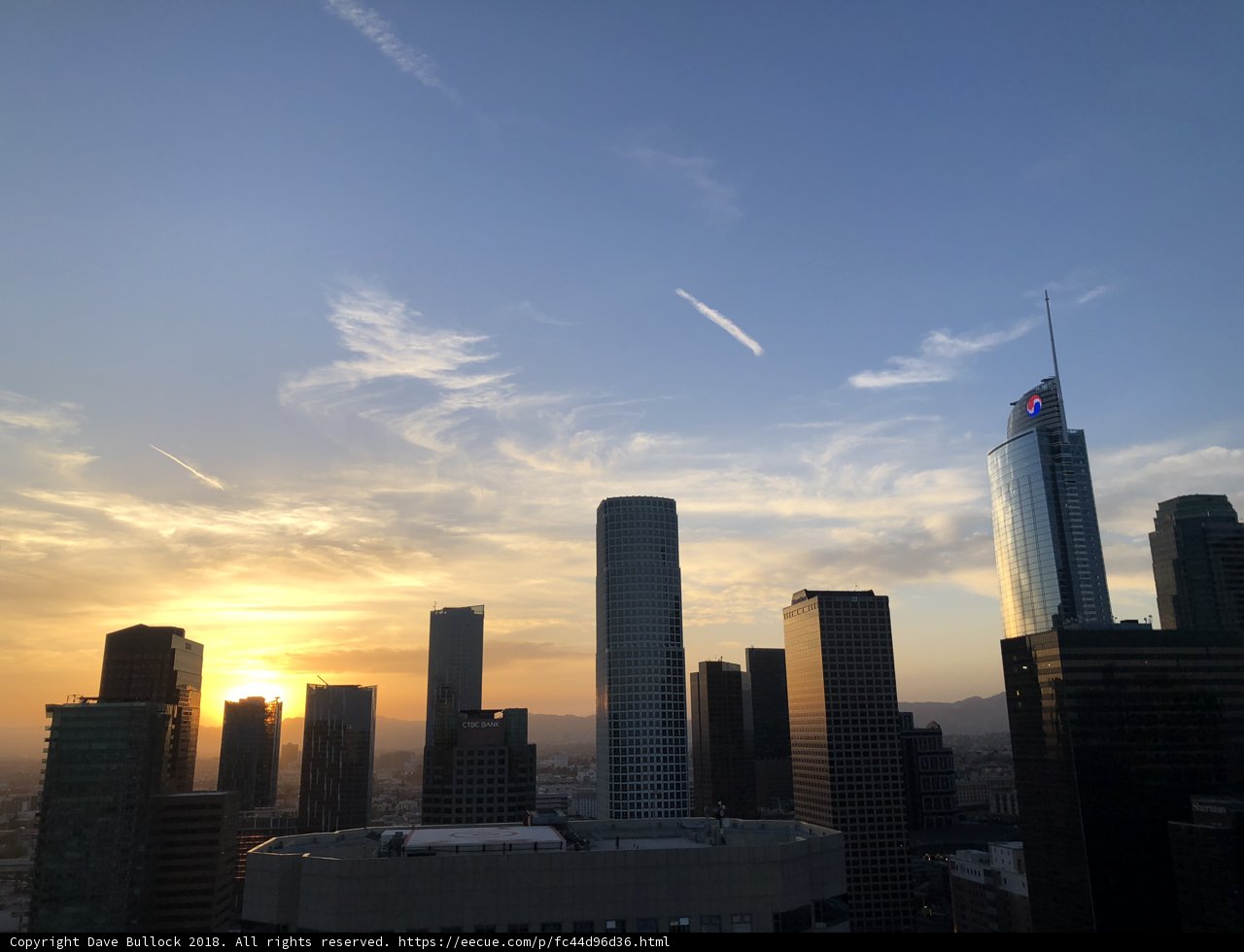 A City Basking in the Golden Hour