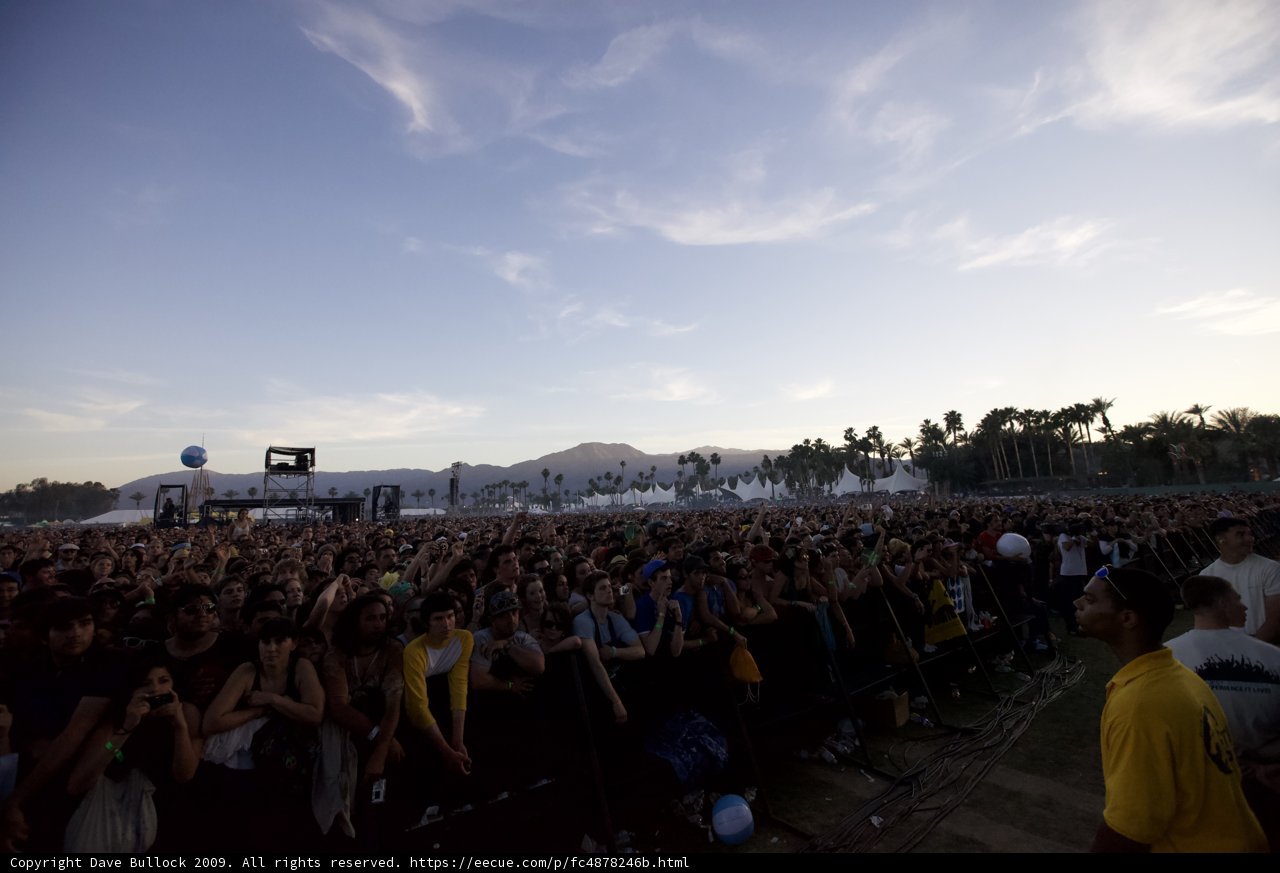 Coachella 2009 Music Festival Crowd