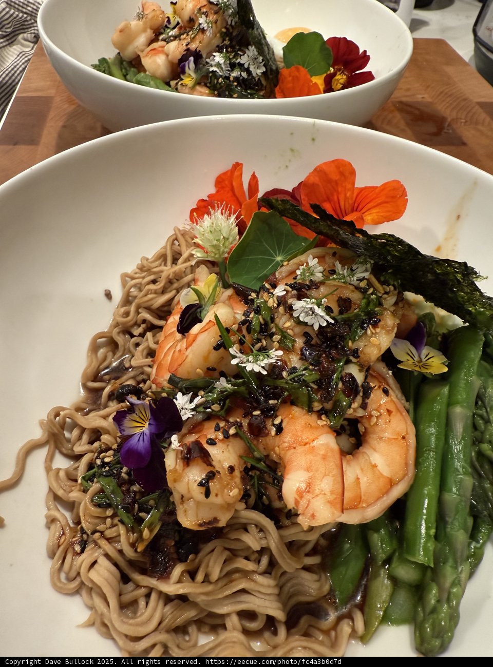 Culinary Artwork: Noodles & Sea Delights