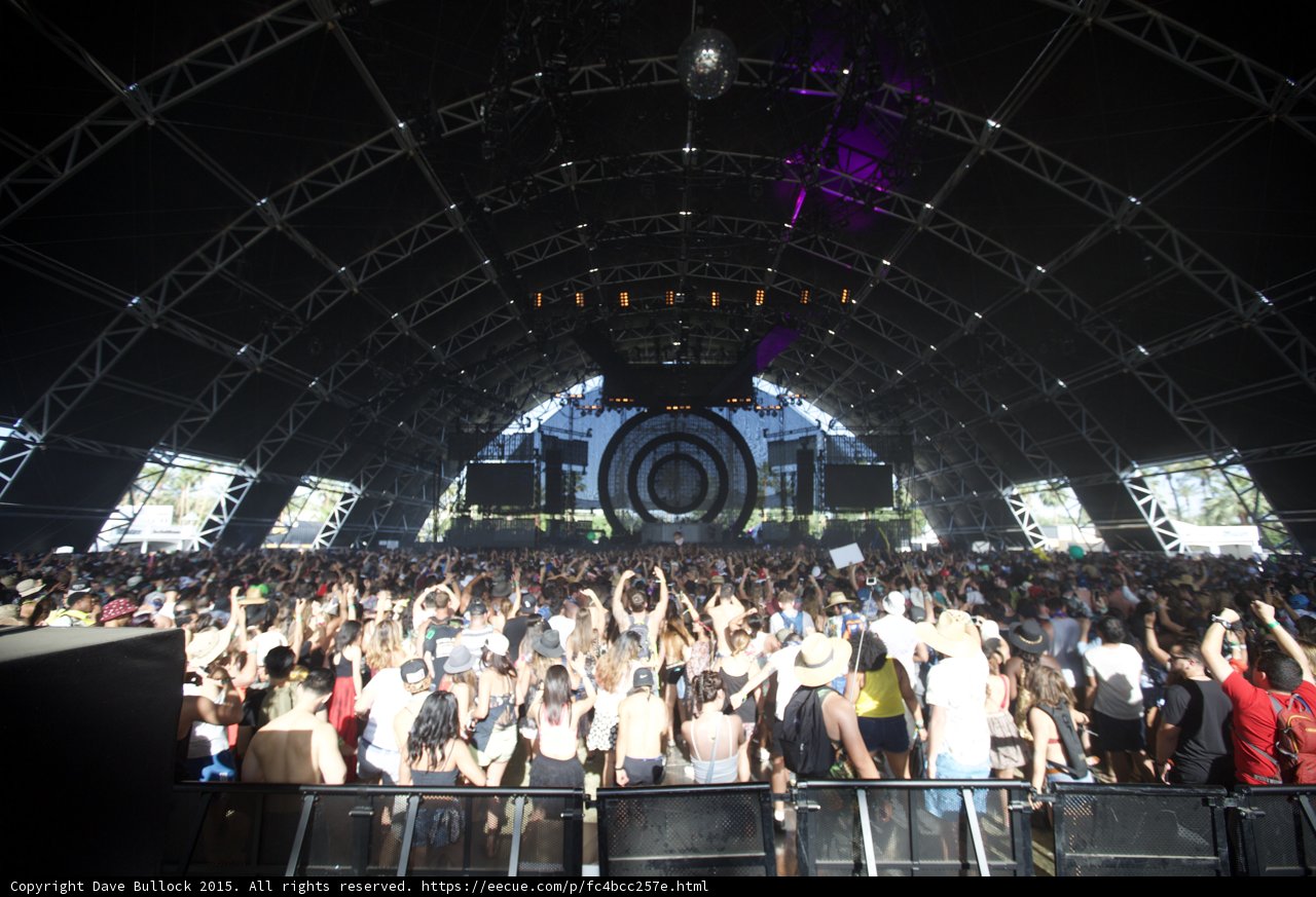Backlit Crowd Energy