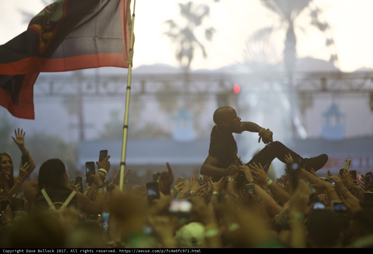 On Top of the Crowd at Coachella