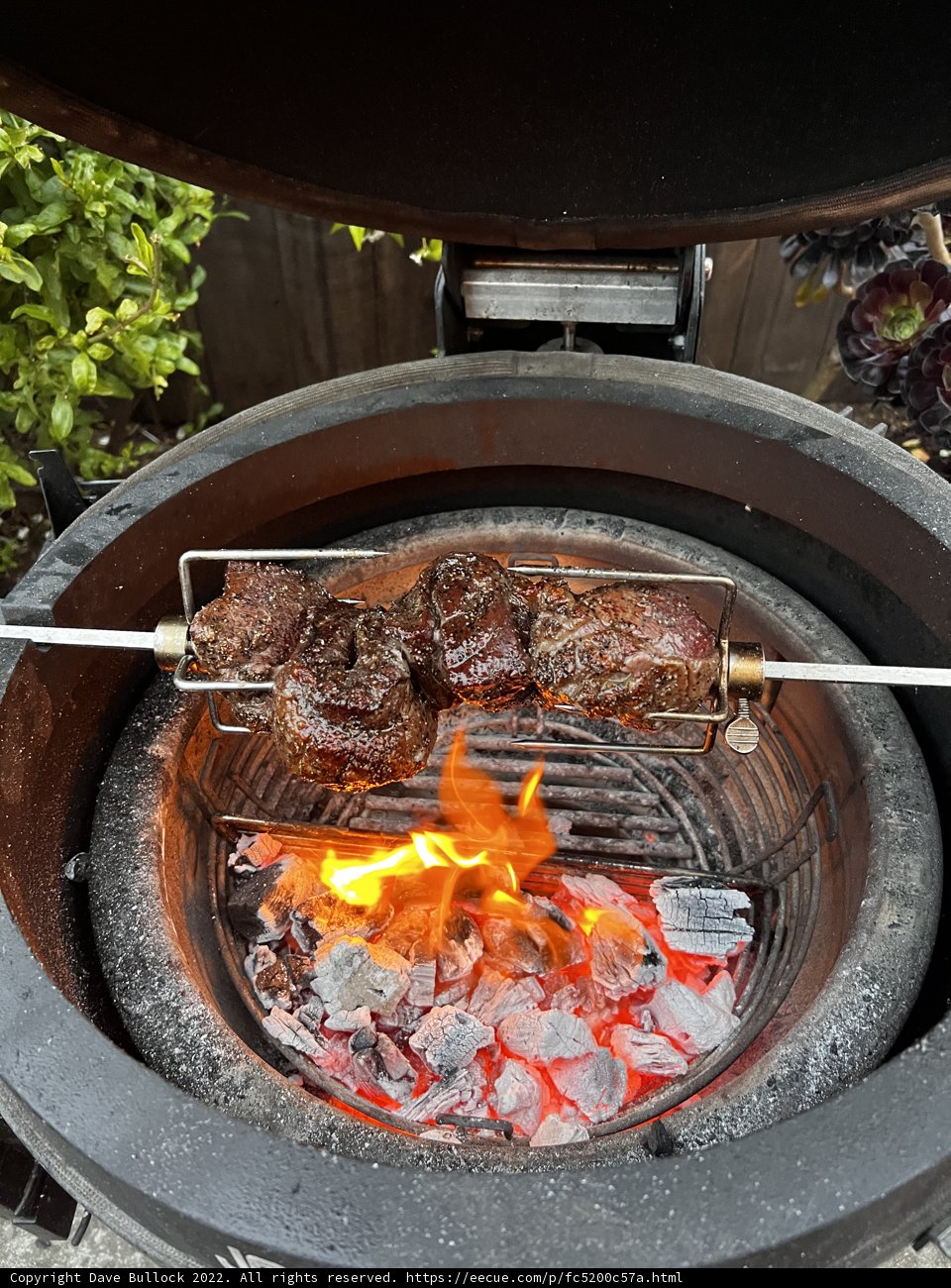 Smoky Mutton on the Grill