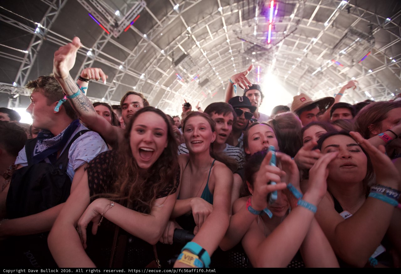 Urban Nightlife at Coachella Music Festival