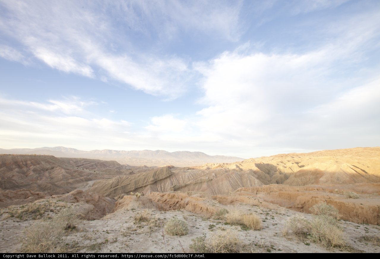 Overlooking the Anza Borrego Desert