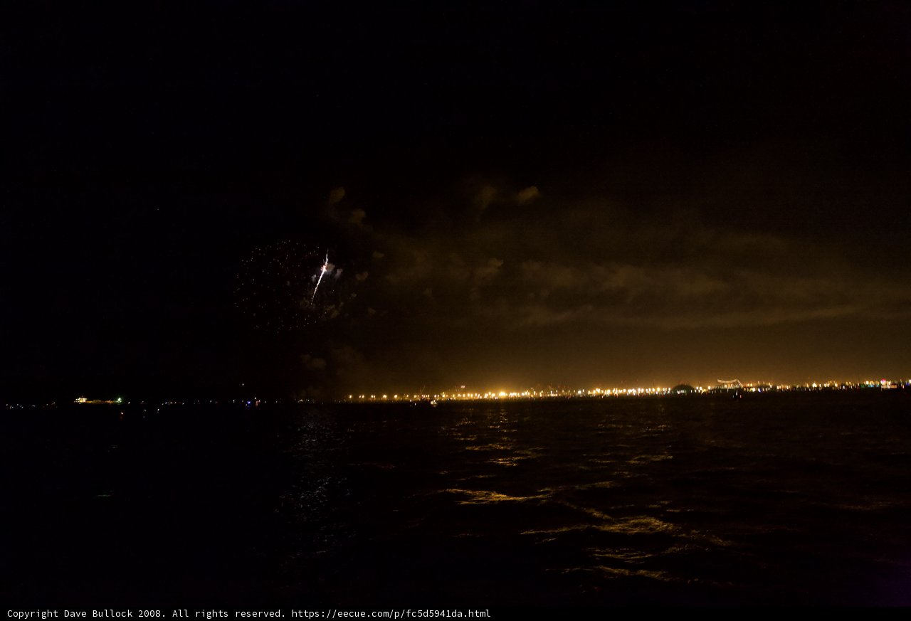 Awe-Inspiring Fireworks Show at Night