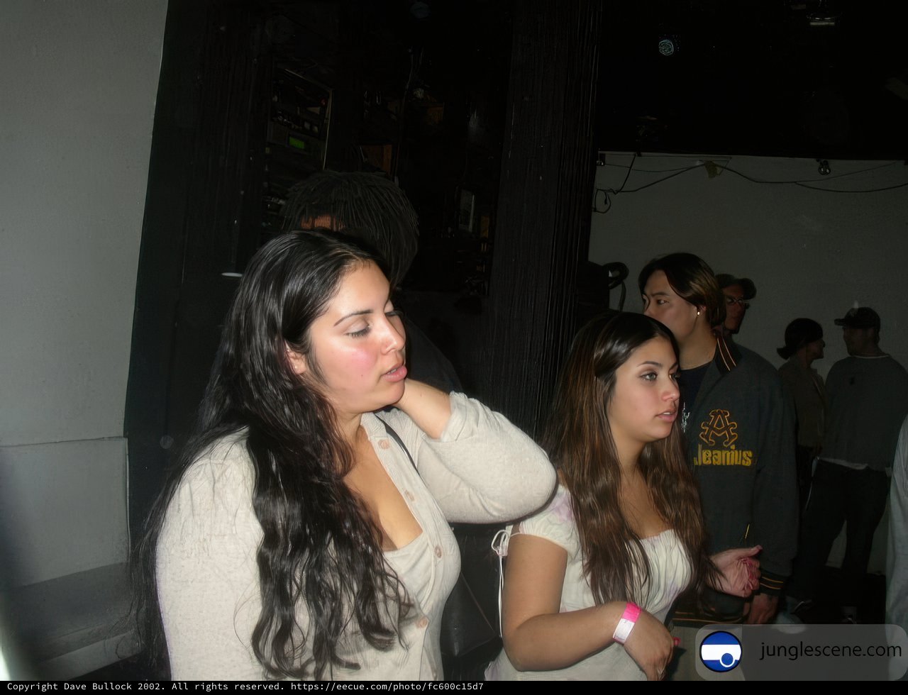 Two Women in Urban Night Club