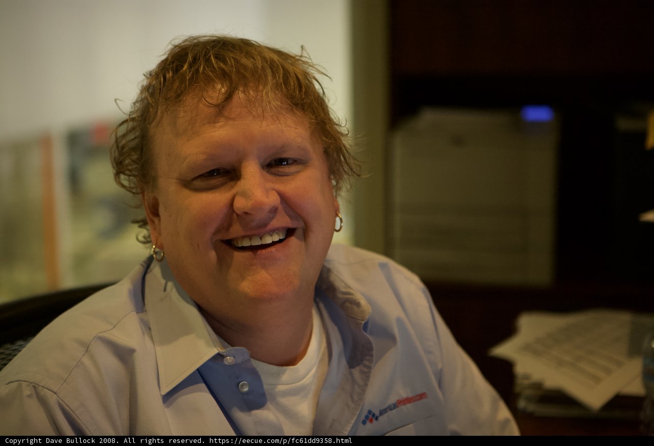 A Happy Artie P in his Office