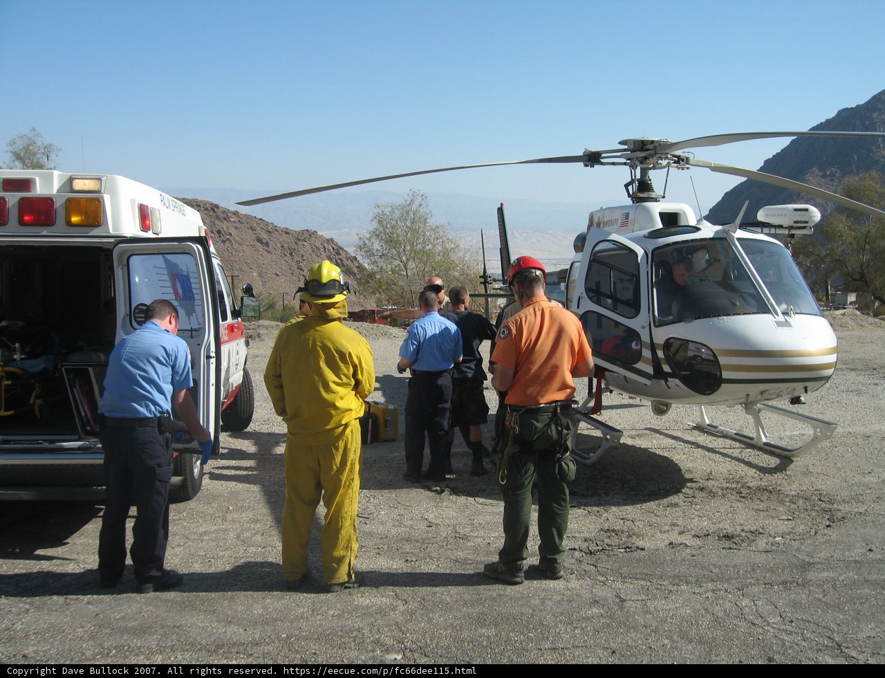 Helicopter Landing at the Airport