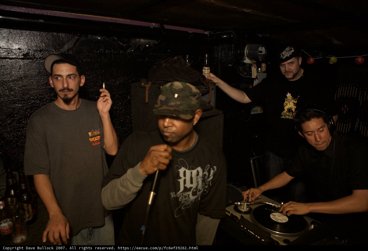 DJ and His Crew Rocking the Night Away
