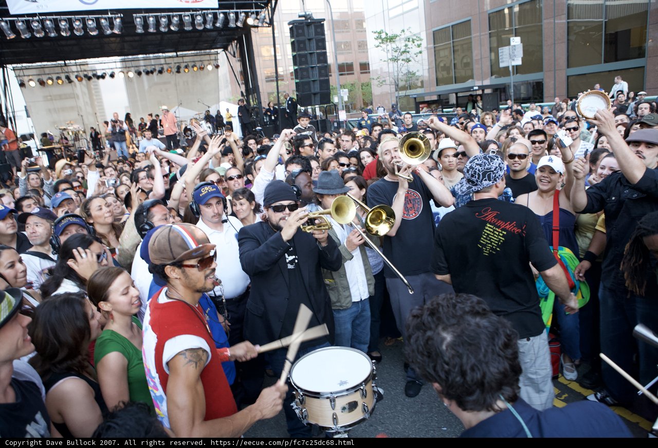 Grand Musical Celebration in 2007 with Ozomatli