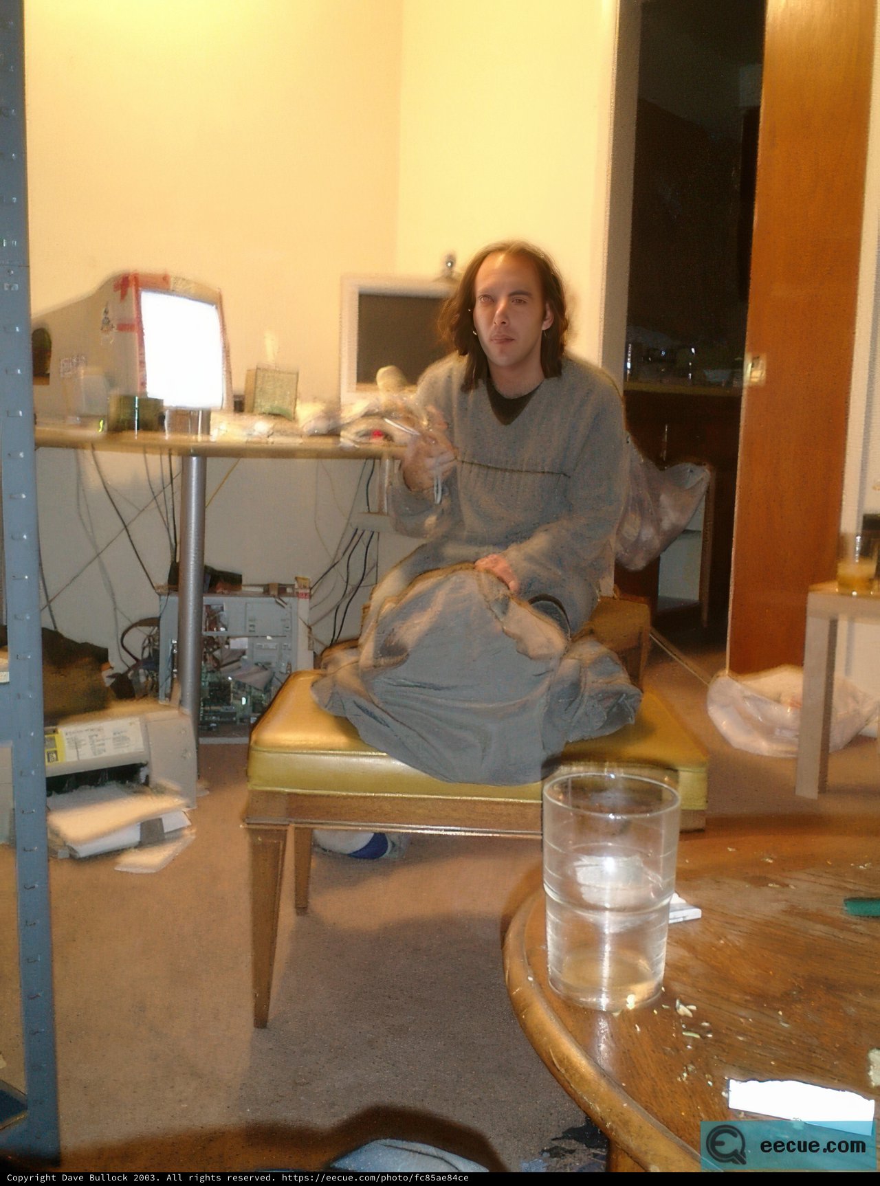 Portrait of a Man in a Living Room
