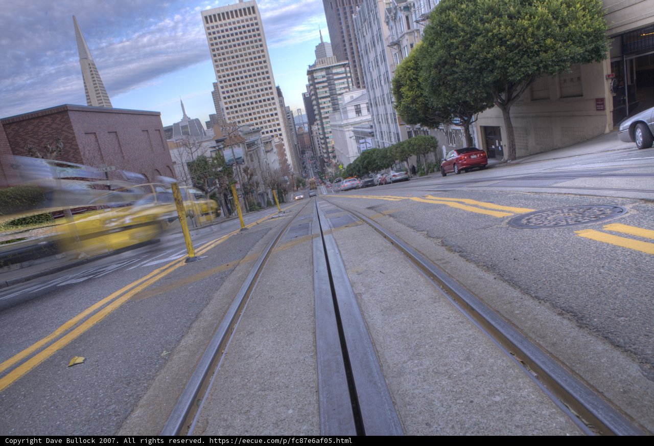 Blurry Urban Railroad