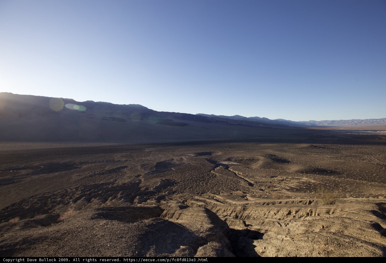Bright Sun Over Barren Land