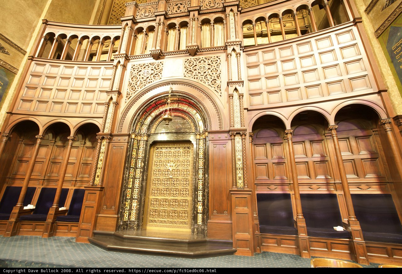 Majestic Entrance to the Wilshire Temple