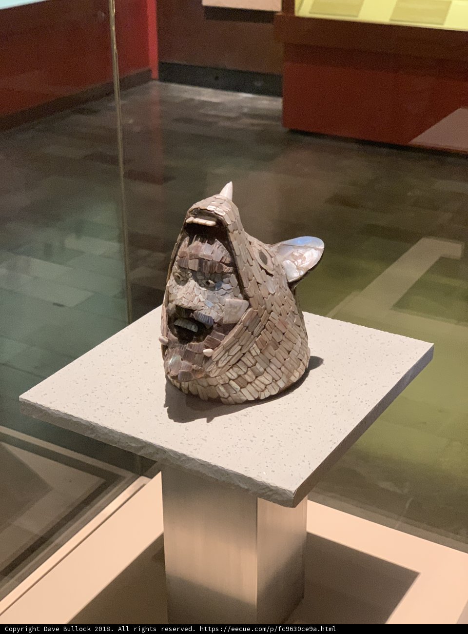 A Ceramic Head on Display