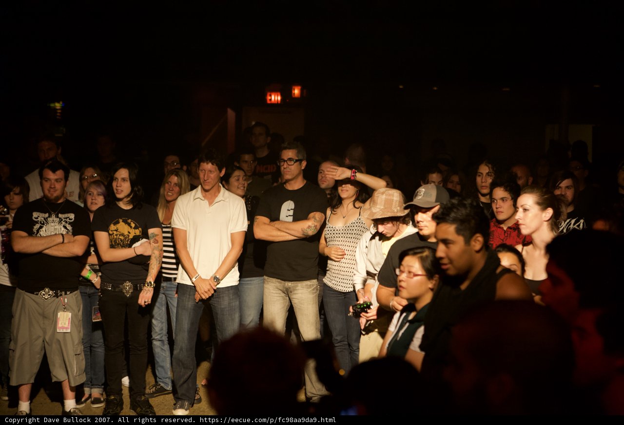 Nightclub Crowd Gathers for Bad Religion Concert