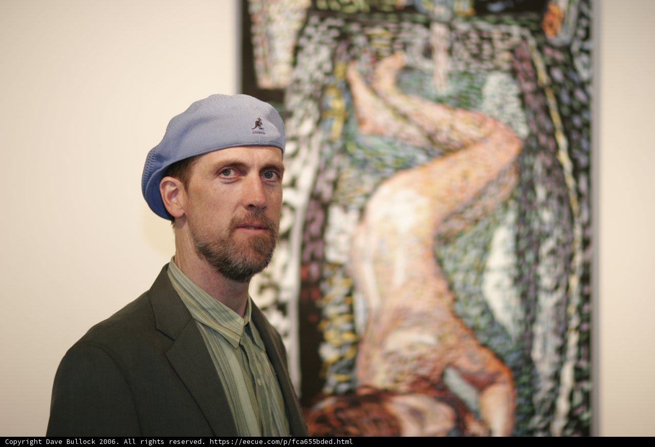 Blue-Capped Downtown Art Enthusiast