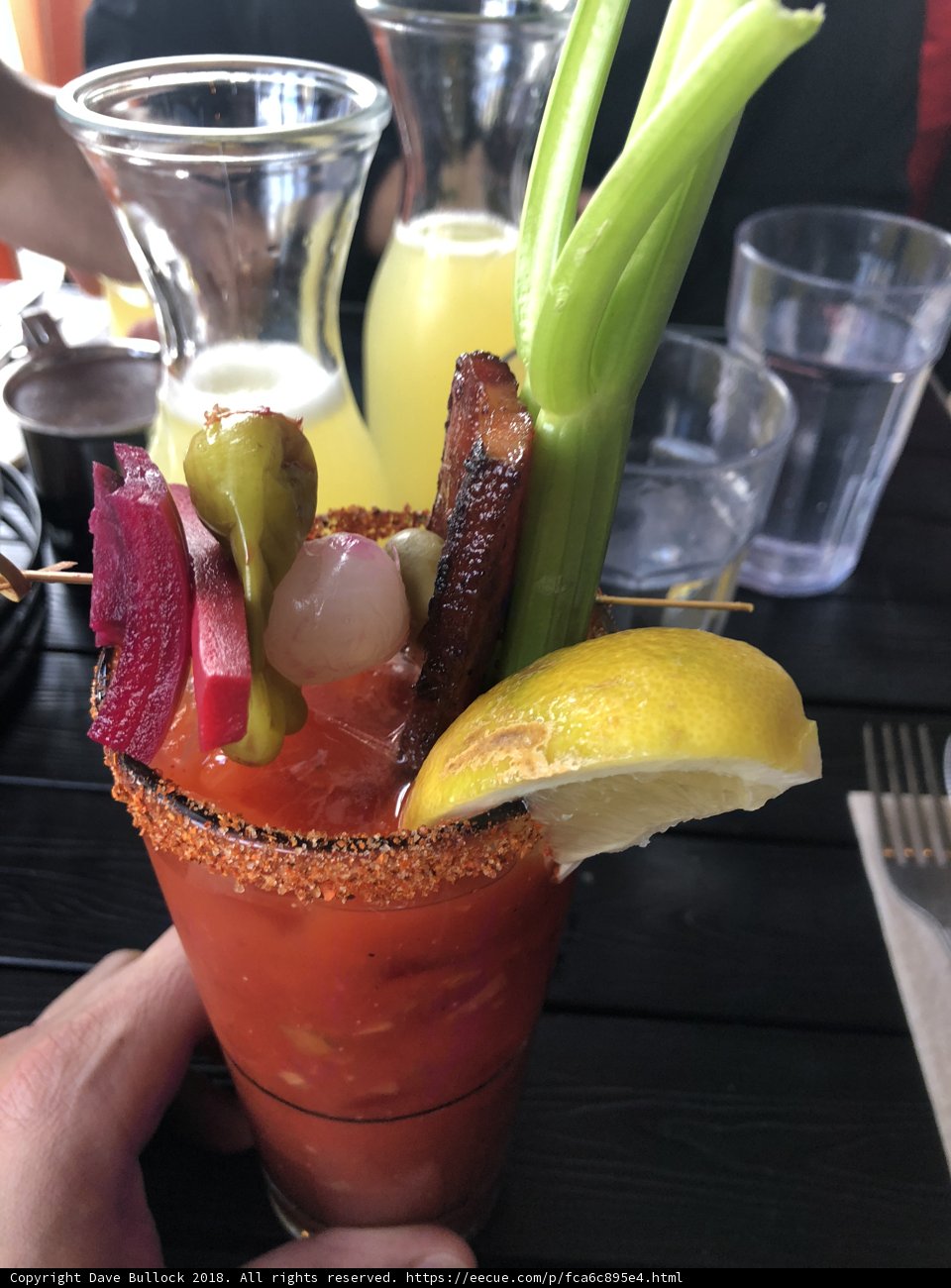 Bloody Lemon Cocktail