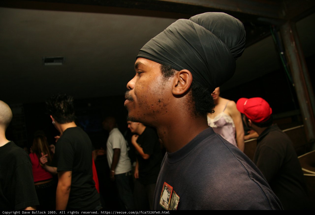 Turban-Wearing Man in the Crowd