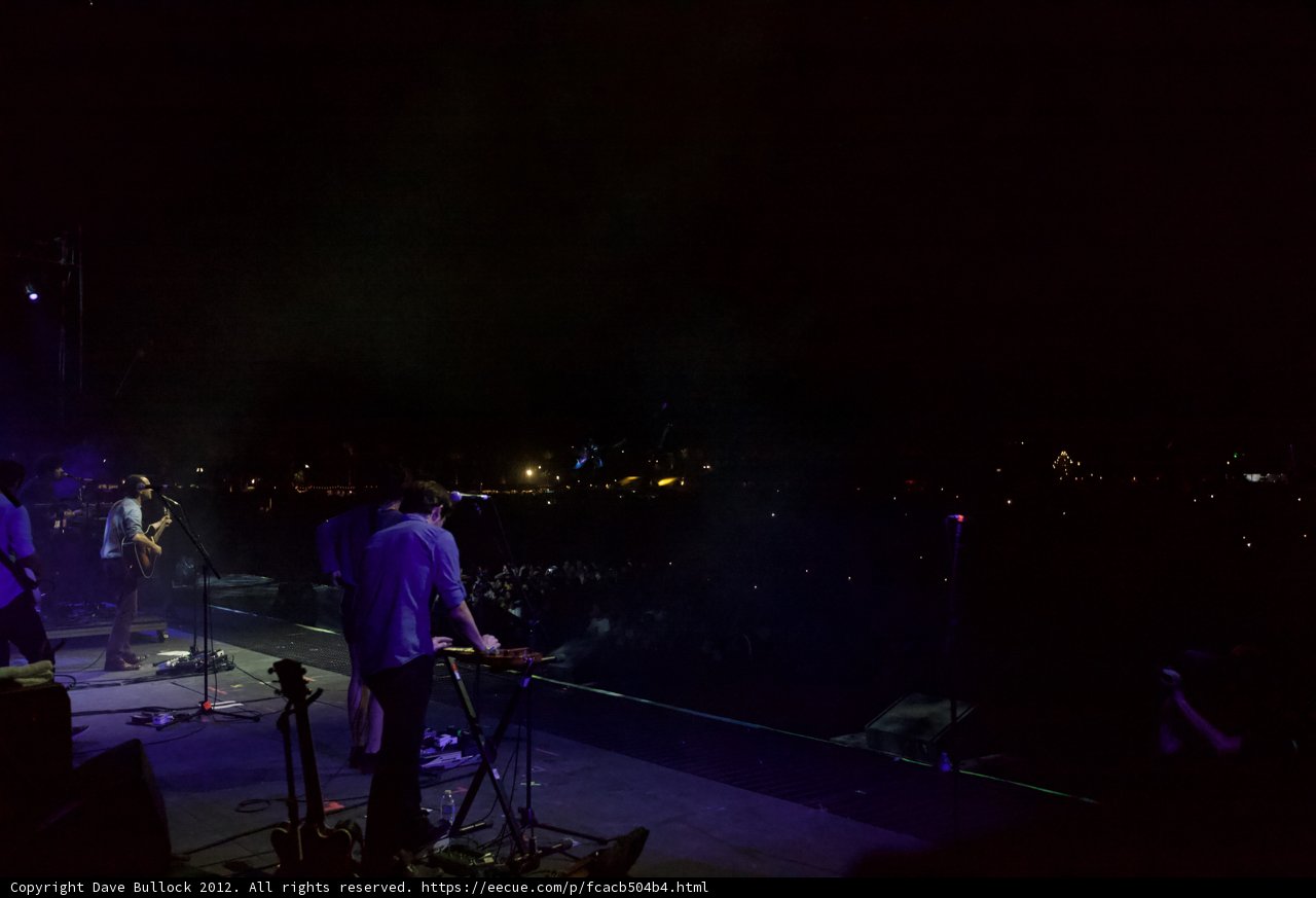 Saturday Night Crowd at Coachella Rock Concert