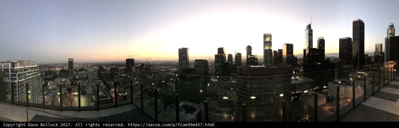 Sunset Cityscape in Los Angeles