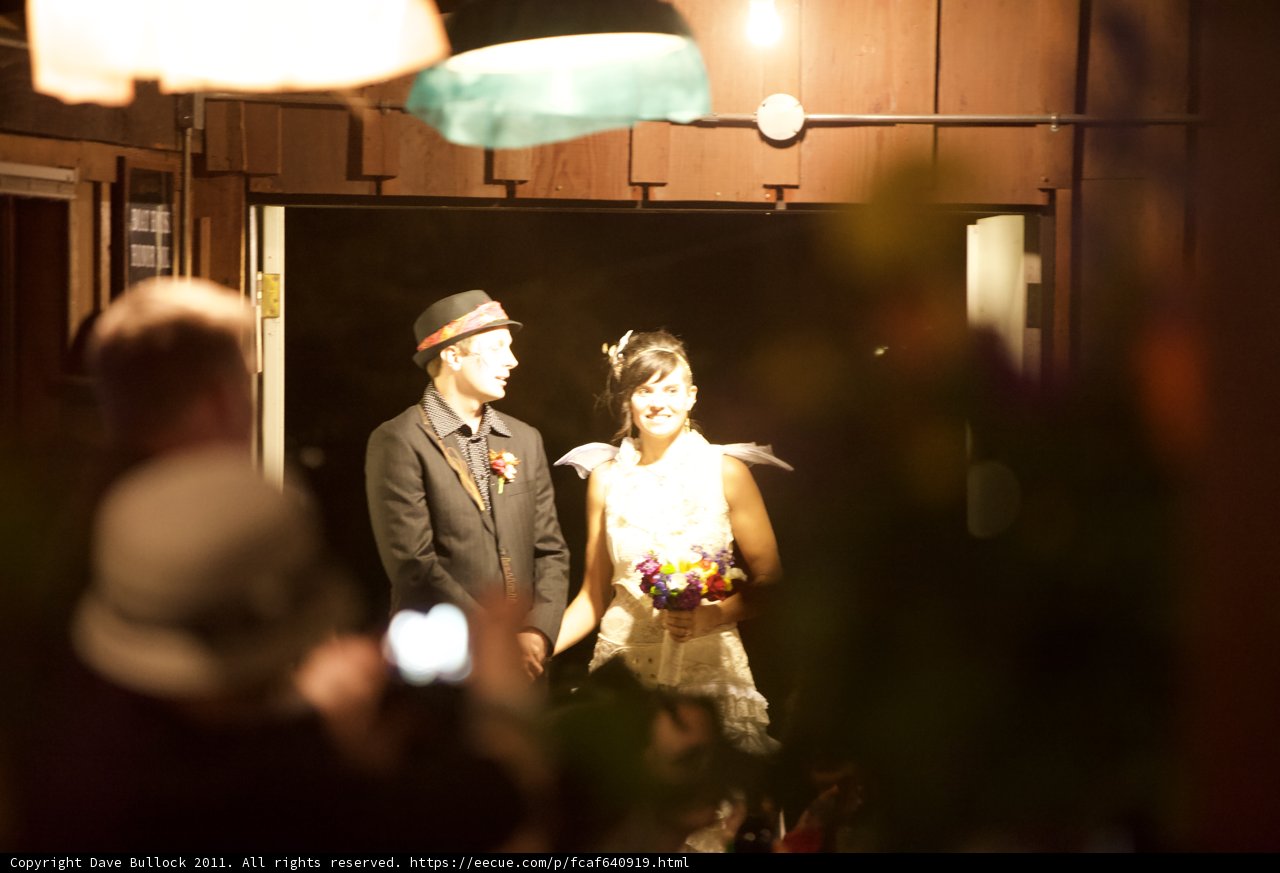 Mr. and Mrs. Wickstrom's Grand Entrance