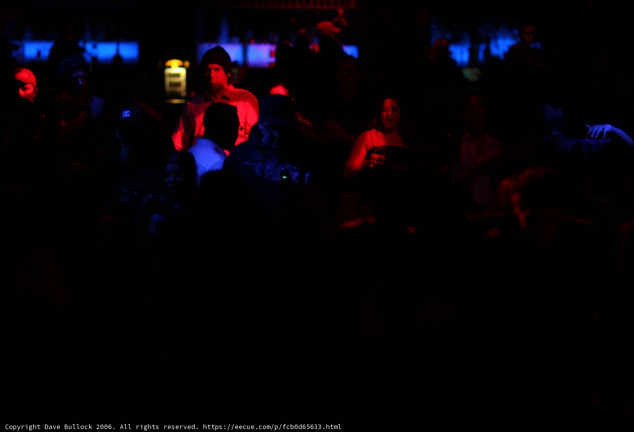Blue-lit Crowd at Funktion XXXL and Silver Nightclub