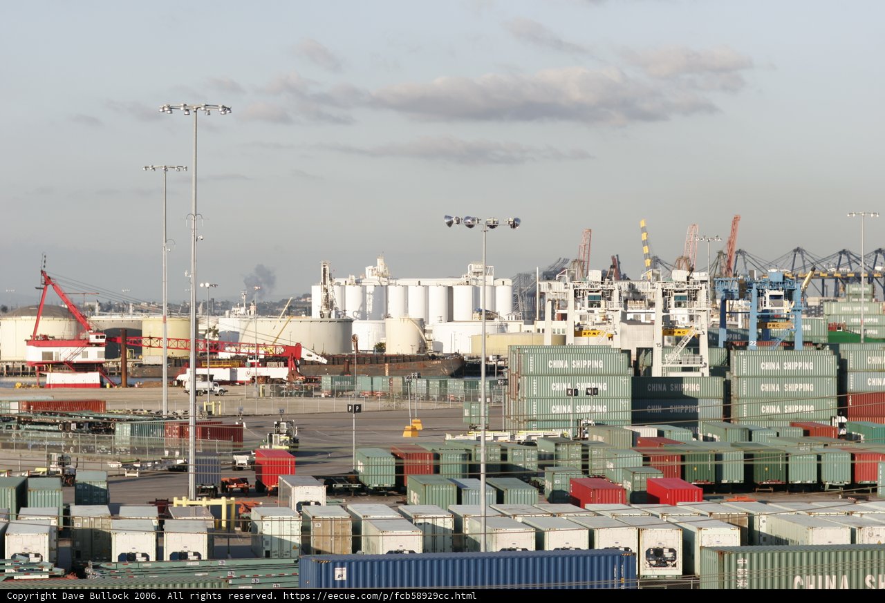Bustling Port at the Waterfront