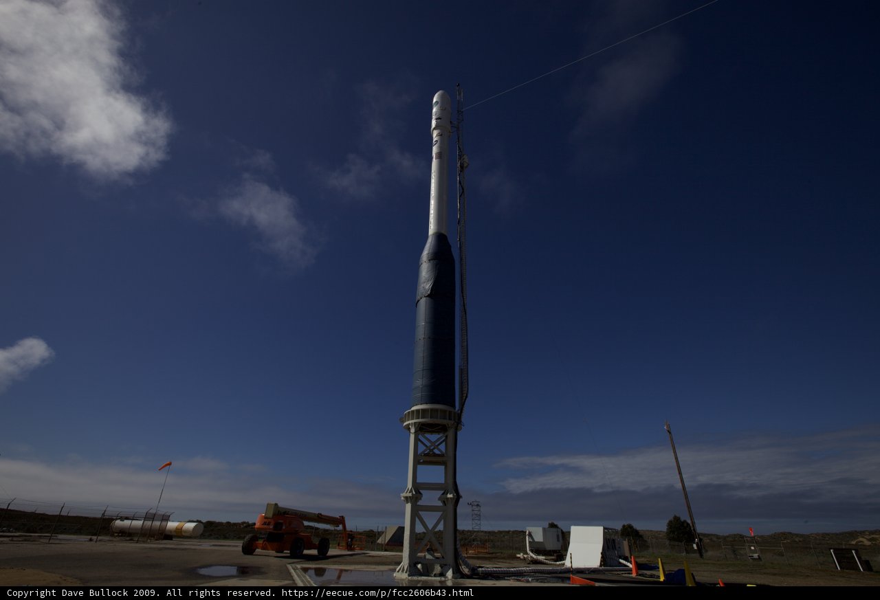 Rocket atop Building