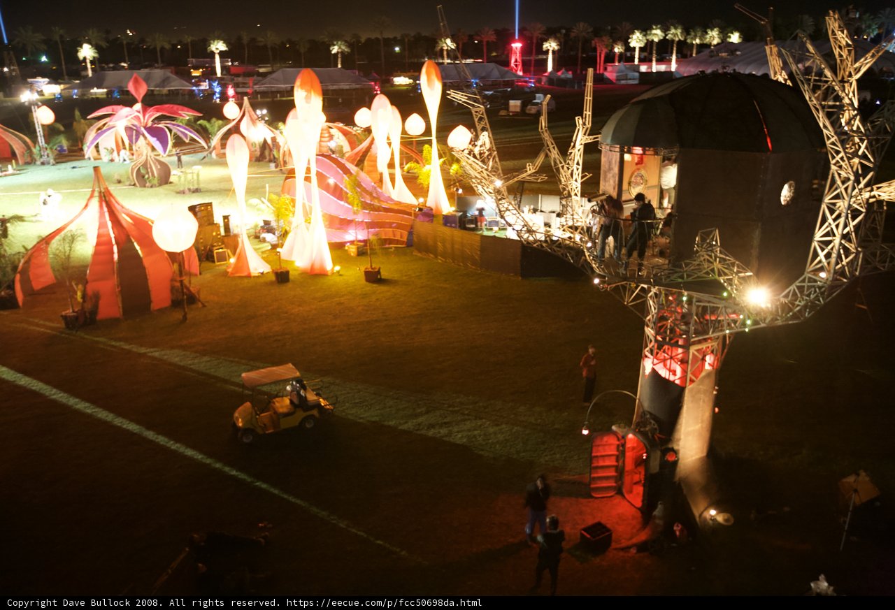 Urban Festival Under the Night Sky