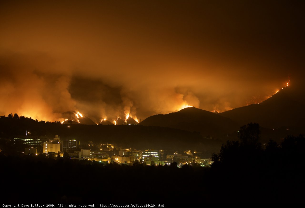 Burning Cityscape