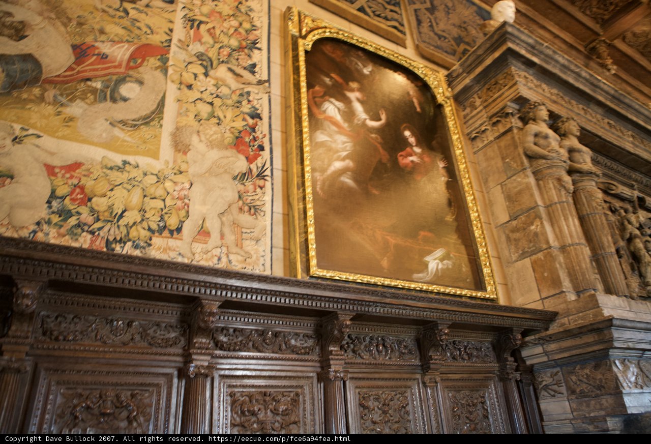 The Altar Painting in Hearst Castle
