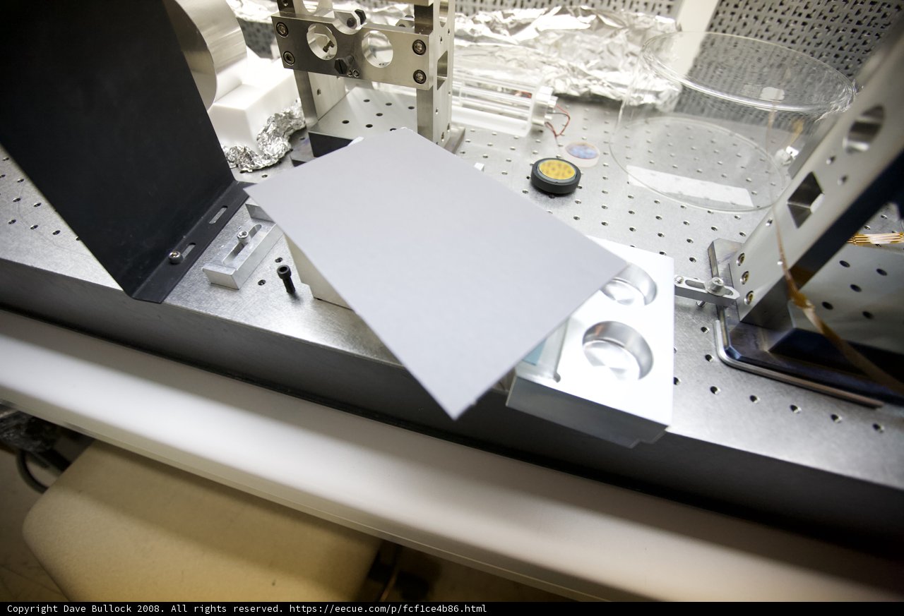 Paper on Lab Table