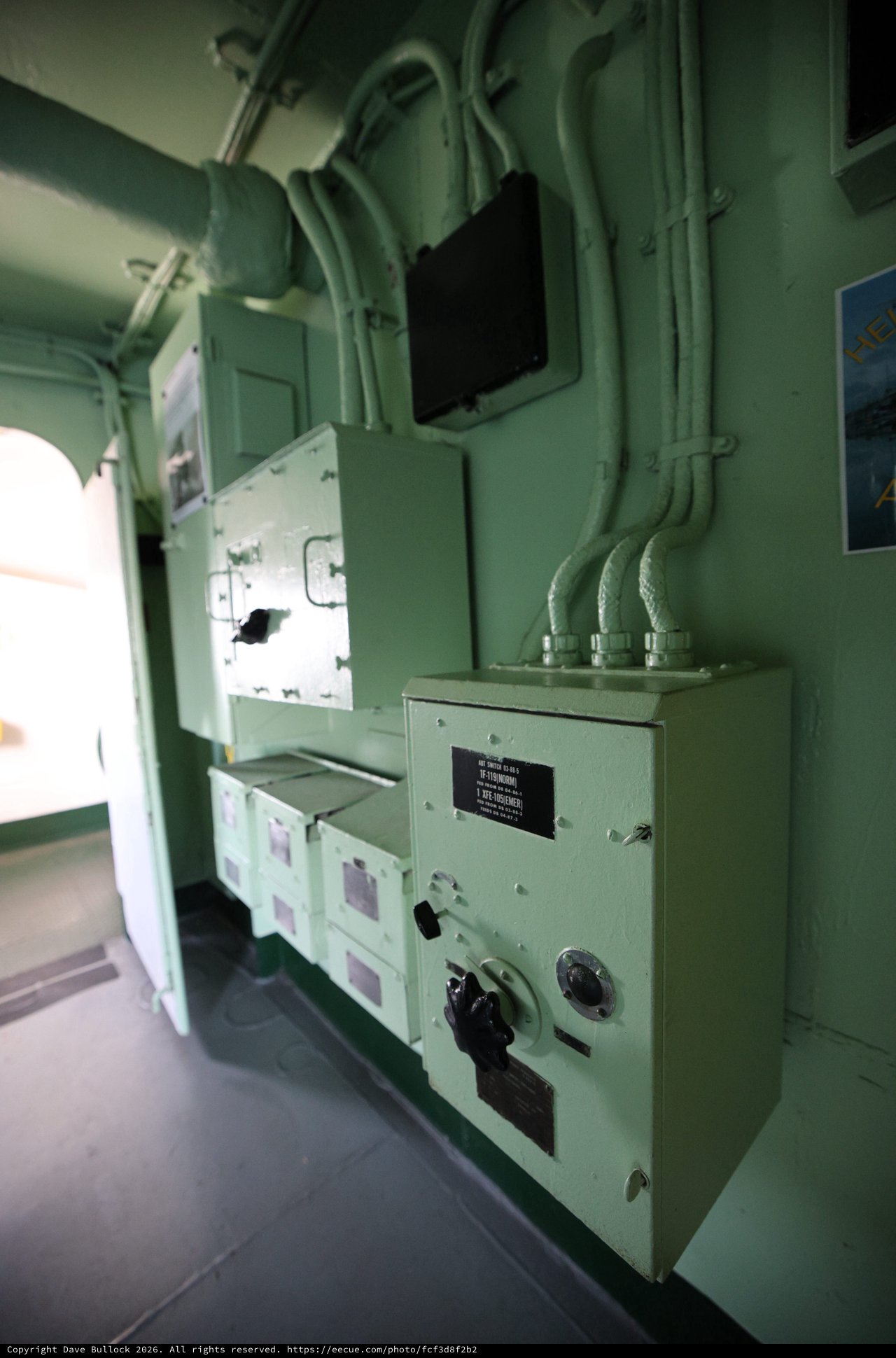 Vintage Naval Communications Equipment Interior