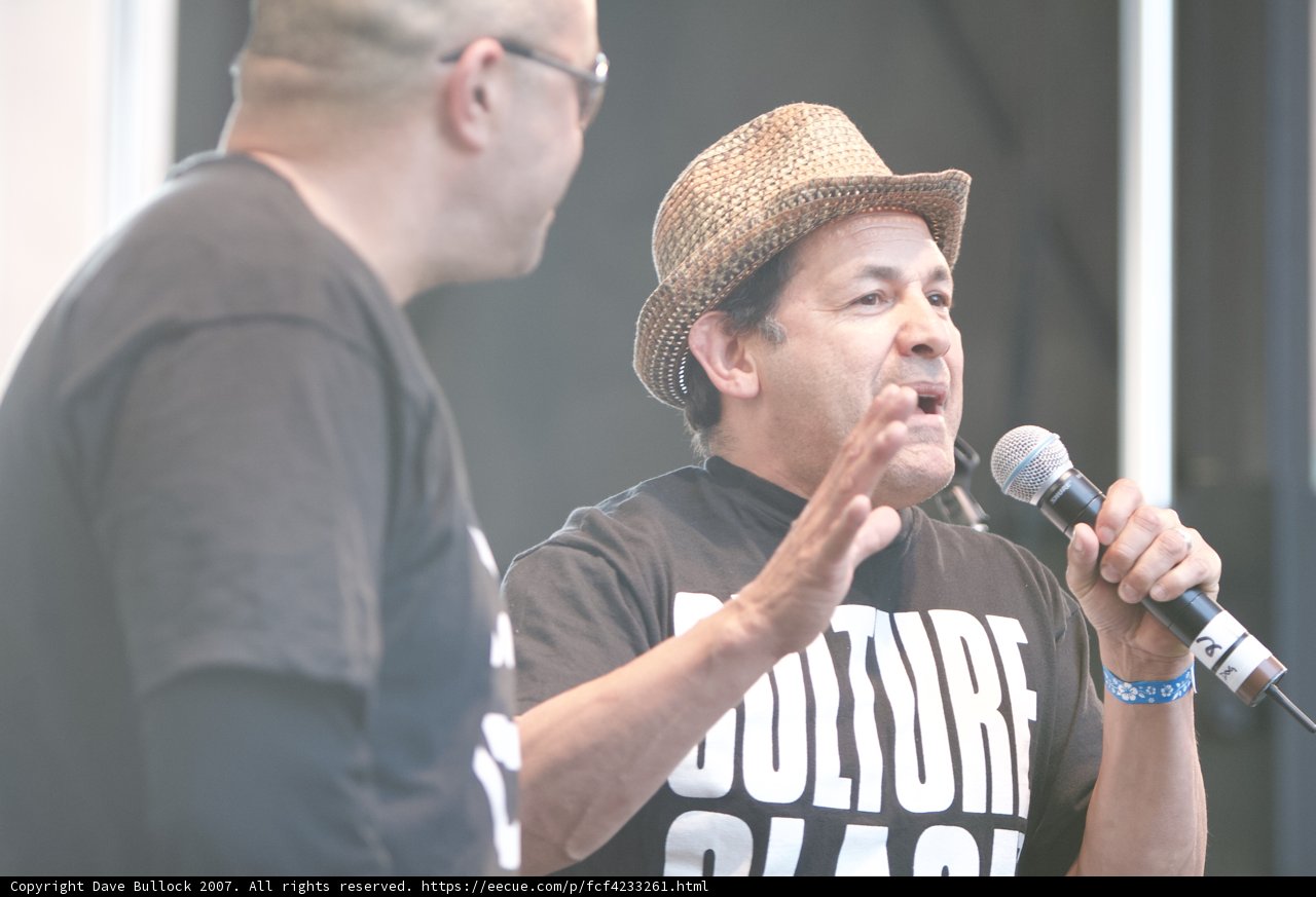 Two Men with Microphones